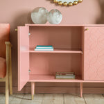 Holbrook Bauhaus 2 Door Cabinet | Pink