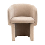Holm Retro Tub Dining Chair | Cream