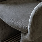 Holm Retro Tub Dining Chair | Shitake Grey