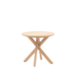 Korsa Sculptural Side Table | Natural