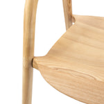 Madrid Mid-Century Scandi Dining Chairs | Natural | Set of 2