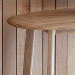 Madrid Mid-Century Scandi Oak Console Table | Natural