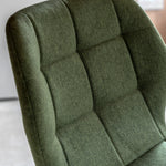 Manford Mid-Century Bar Stools | Bottle Green | Set of 2