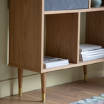 Newbury Bauhaus Display Unit | Grey/Oak