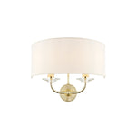 Nixon Wall Light | Brass/Vintage White