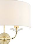 Nixon Wall Light | Brass/Vintage White