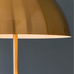 Nova Floor Light | Antique Brass/Gloss White