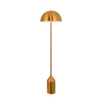 Nova Floor Light | Antique Brass/Gloss White