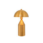 Nova Table Light | Antique Brass/Gloss White