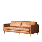 Osborne 3 Seat Leather Sofa | Brown