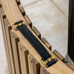 Outdoor Ammos Foldaway Sunlounger | Natural Acacia