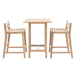 Outdoor Astakos High Bar Set | Natural Acacia