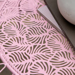 Outdoor Brindisi 2 Seat Bistro Set | Coral Pink Iron