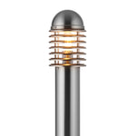 Outdoor Louvre Bollard Floor Lamp | Stainless Steel | 100cm