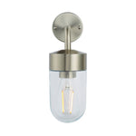 Outdoor North Wall Light | Brushed Stainless Steel | 30cm