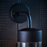 Outdoor North Wall Light | Matt Black | 30cm