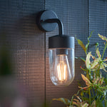 Outdoor North Wall Light | Matt Black | 30cm