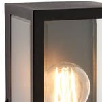 Outdoor Oxford Wall Light | Matt Black | 24cm