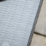 Outdoor Sovera 3 Seat Dining Set with Rising Table | Grey Rattan