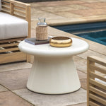 Pavia Glossy Coffee Table | Cream