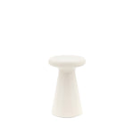 Pavia Glossy Side Table | Cream