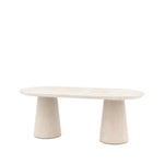 Pedra Oval Dining Table | Travertine