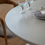 Pedra Round Dining Table | Linen