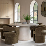 Pedra Round Dining Table | Travertine