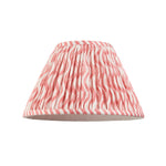 Pleated Fabric Ripple Shade | Coral Pink