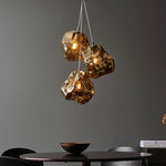 Rock Trio Pendant Light | Bronze