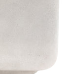 Rozzano Concrete Side Table | White