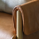 Stratford Leather Armchair | Brown