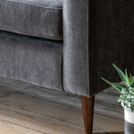 Whitwell Button 2 Seat Sofa | Charcoal