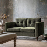 Whitwell Button 2 Seat Sofa | Forest