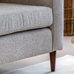 Whitwell Button Armchair | Light Grey