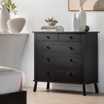Wycombe Nordic 5 Drawer Chest | Black