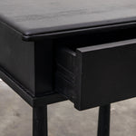 Wycombe Nordic Bedside Table | Black