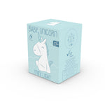 Colour Changing Night Light | White Unicorn with Pastel Blue Mane | Mini