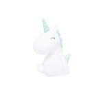 Colour Changing Night Light | White Unicorn with Pastel Blue Mane | Mini