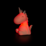 Colour Changing Night Light | White Unicorn with Pastel Pink Mane | Mini