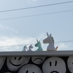 Colour Changing Night Light | White Unicorn with Pastel Pink Mane | Mini