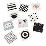 Deer Friends Double-Sided Baby Contrast Cards | Set of 10