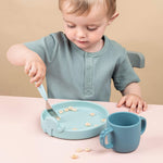 Deer Friends Easy-Grip Cutlery Set | Blue