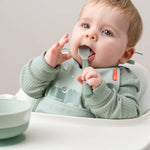 Foodie Easy-Grip Baby Spoons | Set of 3 | Sand