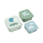 Happy Clouds Snack Box Set | Green | Pack of 3