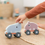 Ozzo Push Toy | Powder Pink