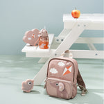 Playground Lunch & Snack Box with Straw Bottle | Powder Pink