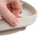 Stick&Stay Tiny Farm Compartment Plate | Sand