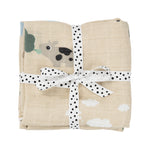 Tiny Farm Burp Cloths | Set of 2 | Sand