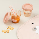 Tiny Farm Baby Food Containers | Set of 2 | Powder Pink